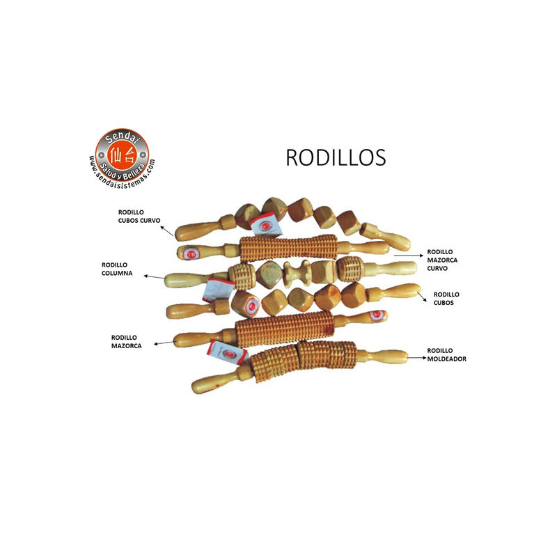 Masajeador Rodillo Curvo, Columna, Cubos, mazorca Masajes