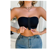 Brasier Straple mujer S con cierre de hebilla frontal, sin aros