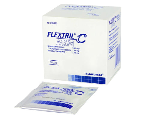 Flextril C Msm 1500/1200/2400 Mg Novamed Naranja Caja X 15 Sobres.