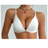 Brasier sexy talla S con cierre frontal sin aros Marron / Negro o Blanco