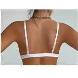 Brasier sexy talla S con cierre frontal sin aros Marron / Negro o Blanco