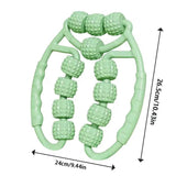 Masajeador piernas de rodillo con anillo giratorio circulacion