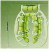 Masajeador piernas 29 rodillos con anillo giratorio  circulacion