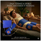 Faja Termica Doble Electrica (piernas Y Abdomen)