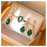 Collar + aretes + anillo juego lindo fantasia