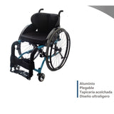 Silla de Ruedas Deportiva aluminio