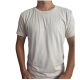 Camiseta Beige Algodon L y S Basica Color Liso Para Hombre Caballero