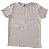 Camiseta Beige Algodon L y S Basica Color Liso Para Hombre Caballero