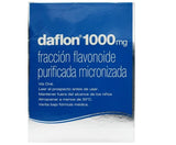 DAFLON  1000 Mg Diosmina / hesperidina 900/100 Mg X 30 Sobres