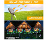 luces Navidad x 4 solares especiales jardin decoracion