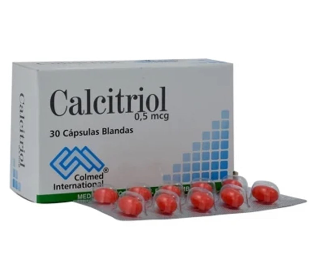 Calcritiol Calcitriol 0.5 Mcg 30 Capsulas – Sendai Group