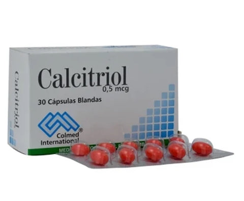 Calcitriol 0.5 Mcg 30 Capsulas