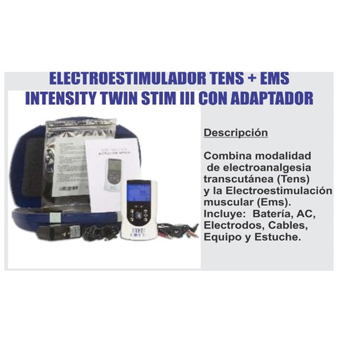 Equipo Tens y Ems Twin Stim III especial terapias fisioterapia