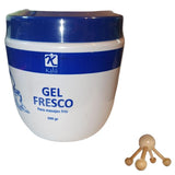 Gel frio Reafirmante  Kalú + Masajeador