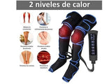 masajeador de piernas compresion termica presoterapia