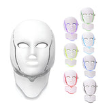 Mascara led 7 colores fototerapia tratamiento facial