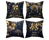 Cojines Fundas Navideñas x 4 (40cm x 40cm)  Diseños Exclusivos