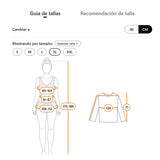 Camisa elegante Mujer Manga 3/4  estampada