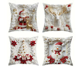 Cojines Fundas Navideñas x 4 45 x 45  lindos motivos