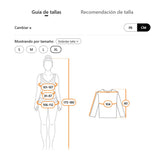 Blusa elegante talla XL cuello redondo estampada