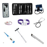 Sutura Kit Medico 11 (kit Sutura 9 piezas +  Tensiometro, Otoscopio Completo