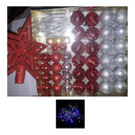 Navidad Kit accesorios para árbol Navideño + Luces Navideñas.