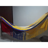 Hamaca En Telar Extradoble 1,30x2,30 Con Macrame - Sendai Group