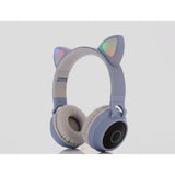 Diadema Audifono Bluetooth Orejas Gatito Gato