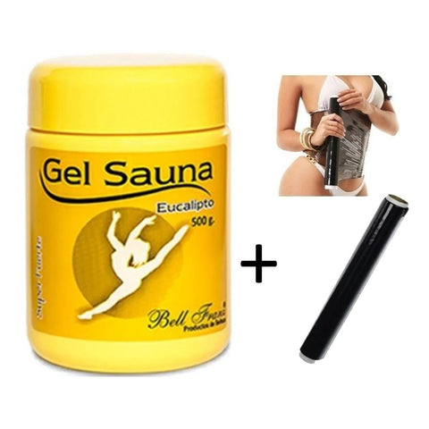 Gel Sauna Reductora 500 Gr + Papel Osmótico - Sendai Group