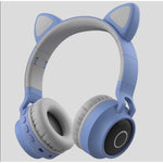 Diadema Audifono Bluetooth Orejas Gatito Gato