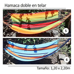 Hamaca  En Telar Doble 1,20x2,20m - Sendai Group