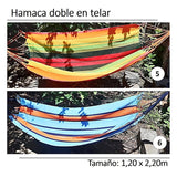 Hamaca  En Telar Doble 1,20x2,20m - Sendai Group