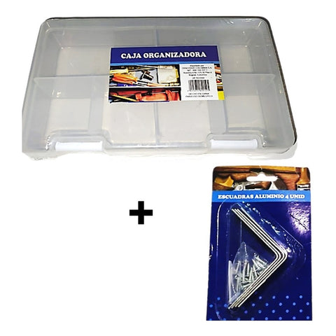 Caja Organizadora + Escuadras Aluminio
