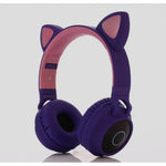 Diadema Audifono Bluetooth Orejas Gatito Gato