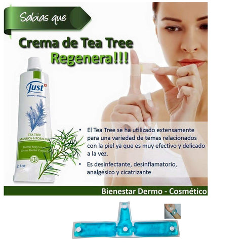 Swiss Just Crema De Tea Tree  Manuca Y Rosalia + Obsequio