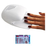 Secador Uñas kit de uñas (Secador Para Manicure Y Pedicure + Set de arreglo)